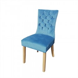 Verona Velvet Blue Dining Chair